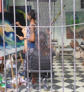 Pintores en Cuba